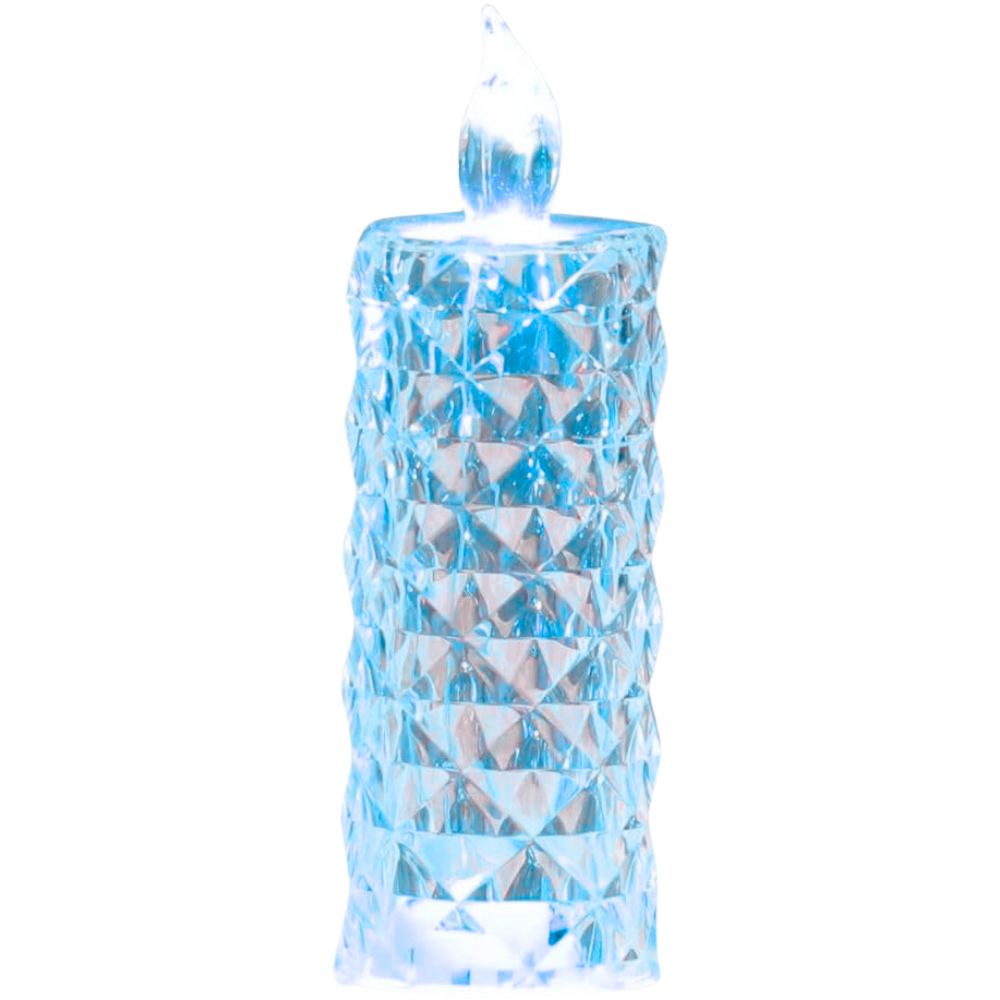 Bougie décorative LED sans flamme en cristal