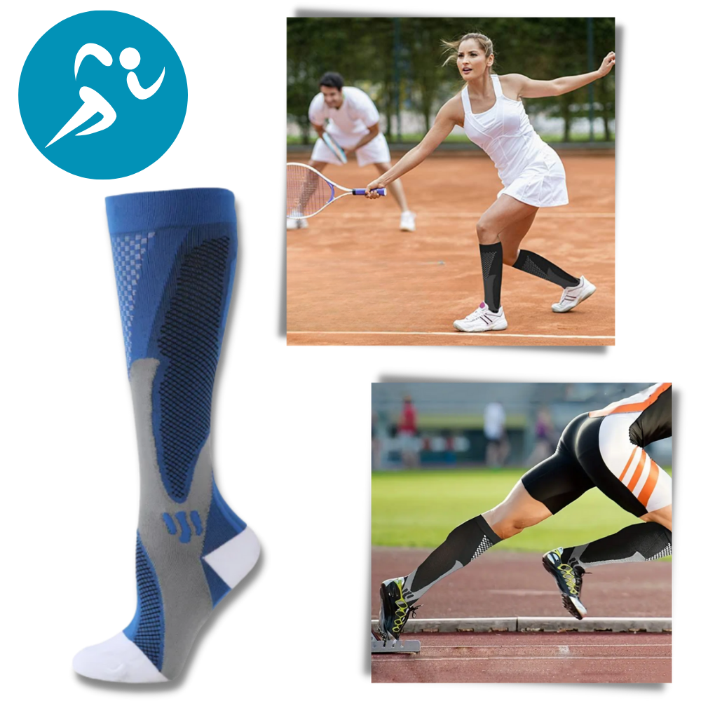 Chaussettes de compression fonctionnelles et élégantes