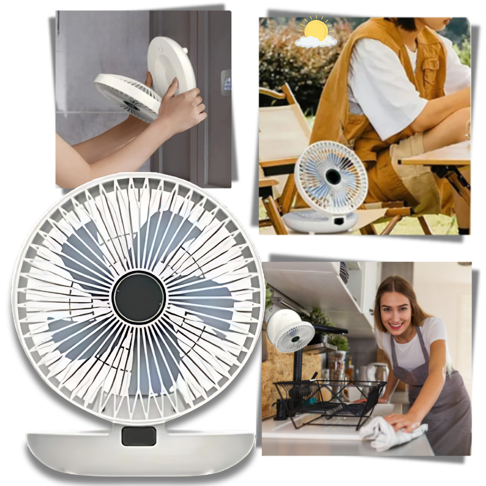 Ventilateur portable à diffusion douce