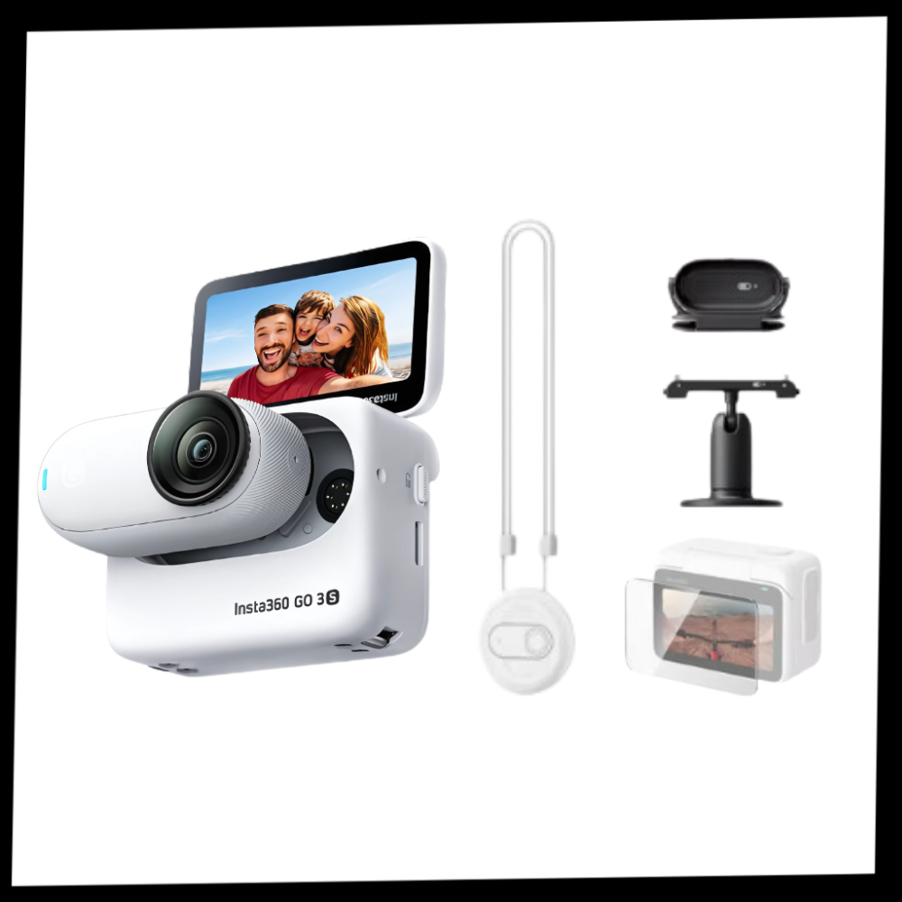 Caméra Insta 360 mains libres à montage magnétique