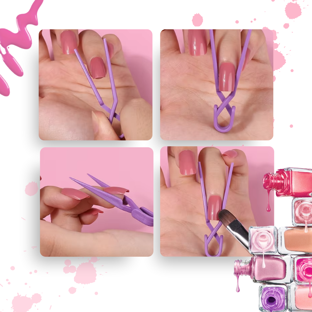 Protecteur de doigt pour pose de vernis à ongles sans débordement