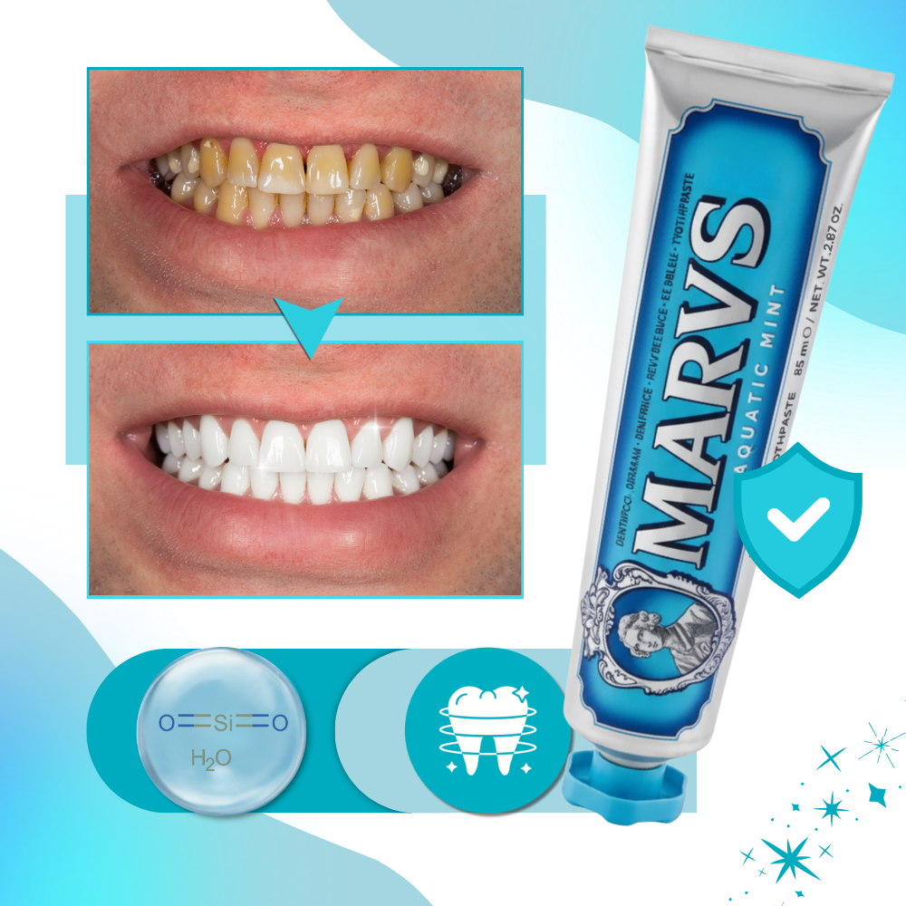 Dentifrice blanchissant à la menthe