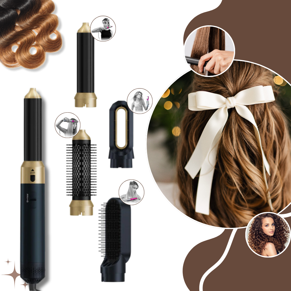Brosse sèche-cheveux multifonction