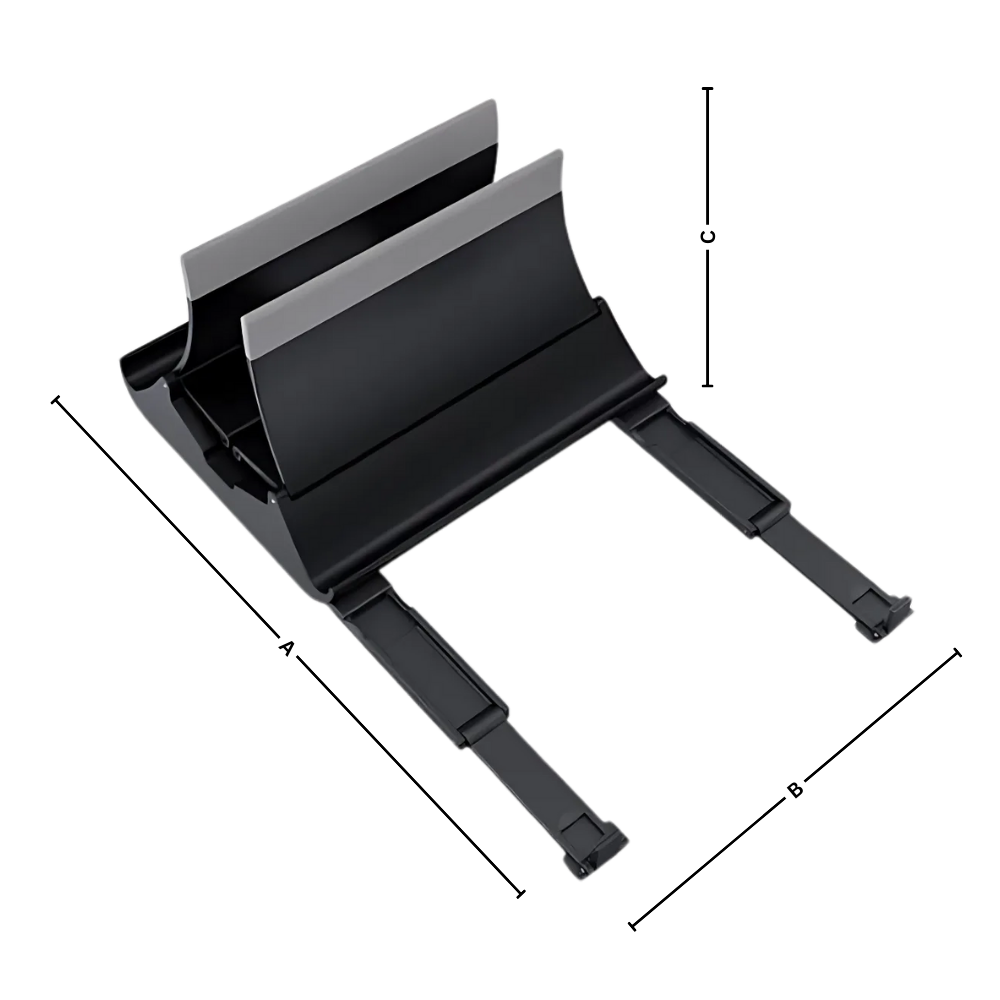 Support vertical multifonctionnel et stable pour ordinateur portable