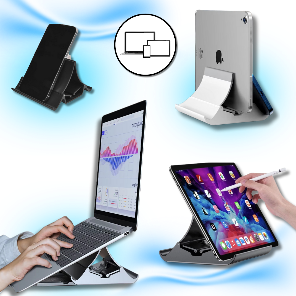Support vertical multifonctionnel et stable pour ordinateur portable