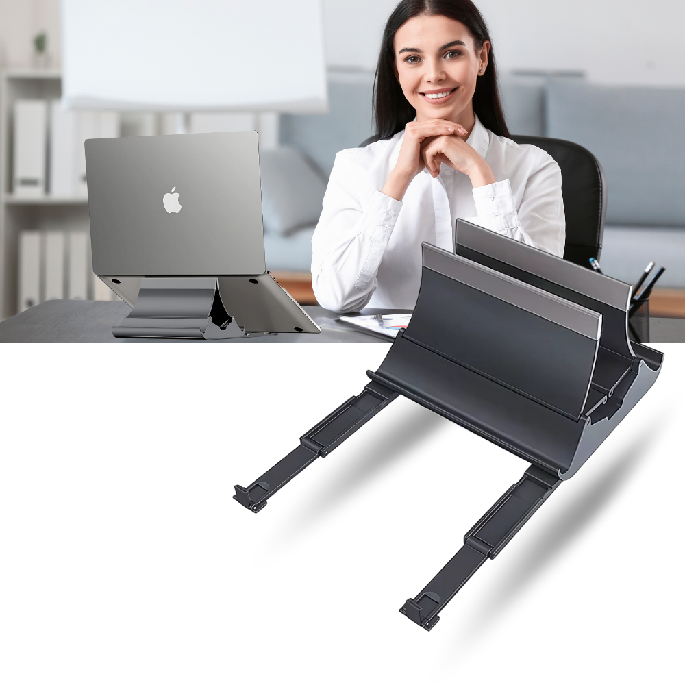 Support vertical multifonctionnel et stable pour ordinateur portable