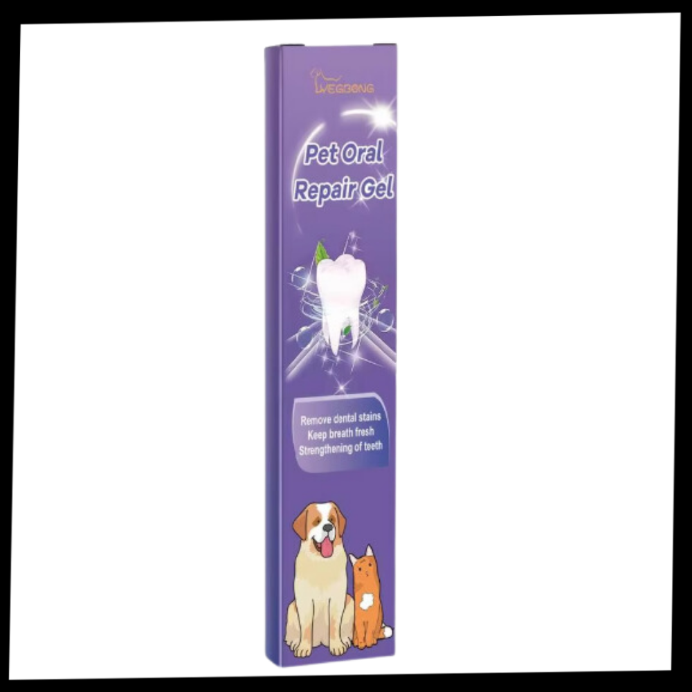 Gel de réparation buccale naturel pour animaux