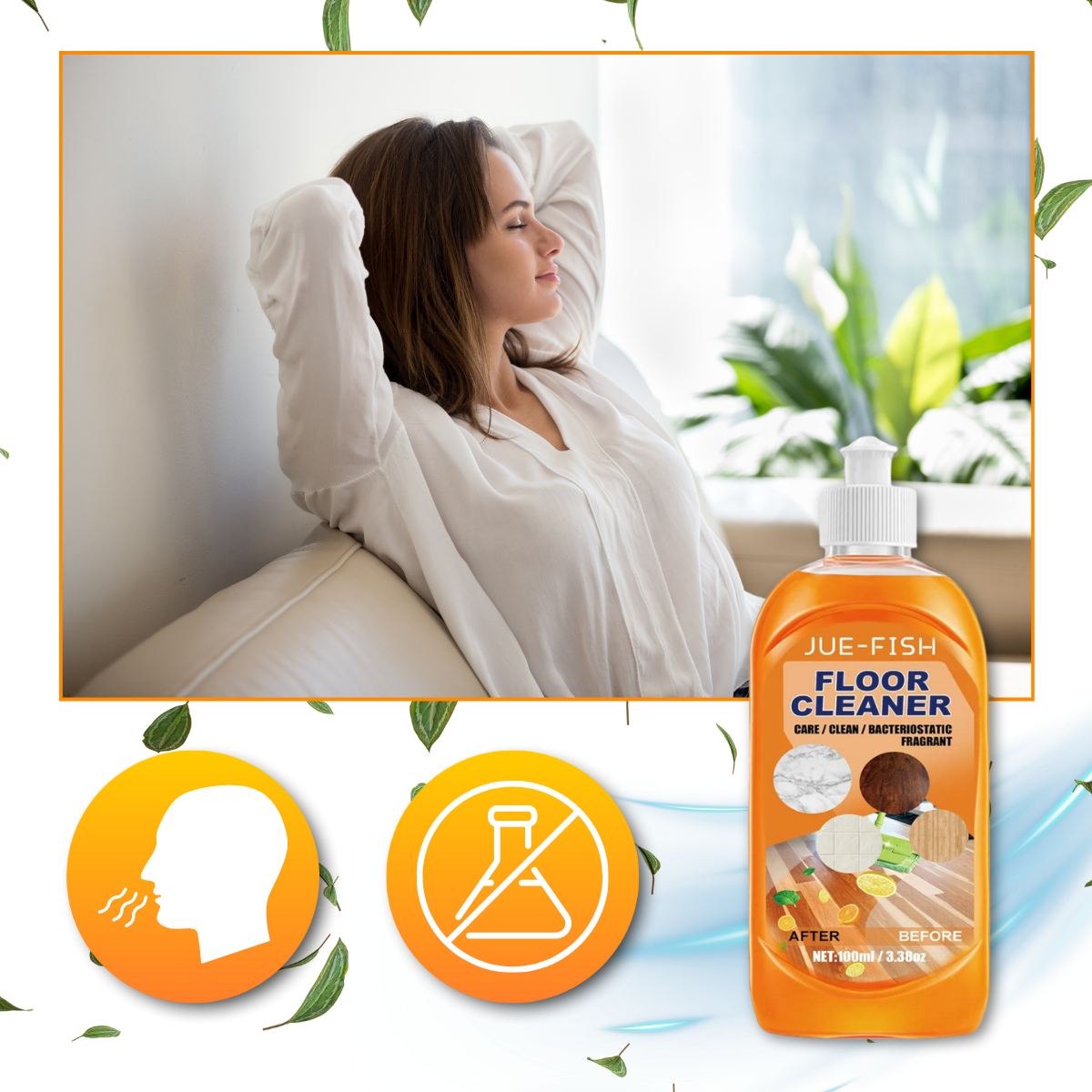 Nettoyant multi-usages pour sols au parfum naturel