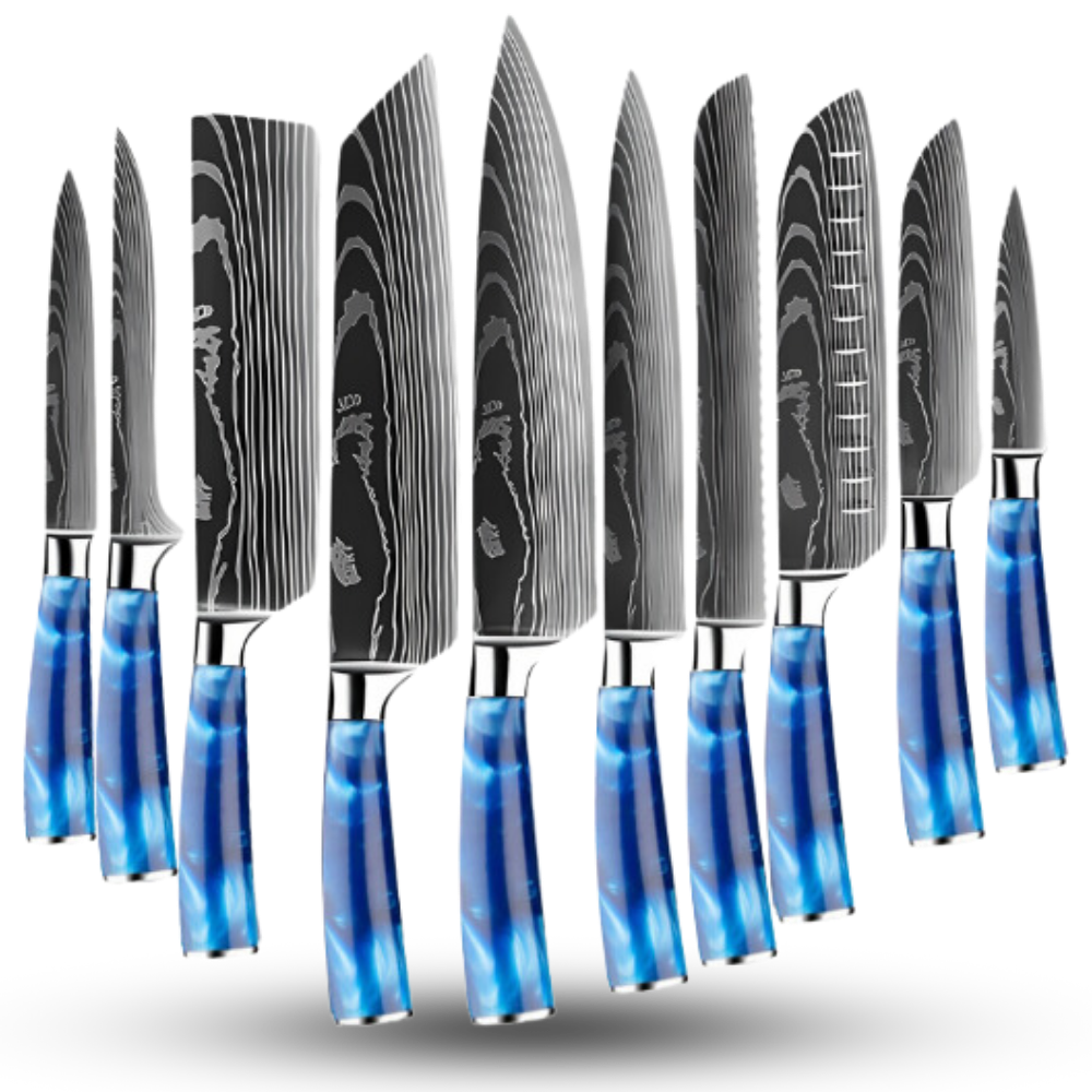 Couteaux japonais Bleu Atlantique