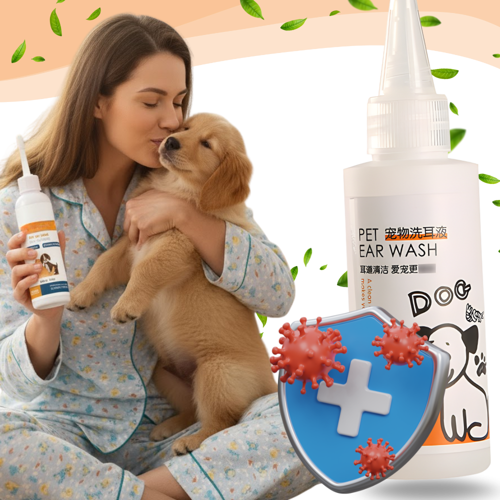Nettoyant et désodorisant pour oreilles d'animaux