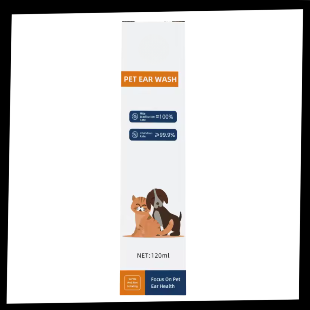 Nettoyant et désodorisant pour oreilles d'animaux