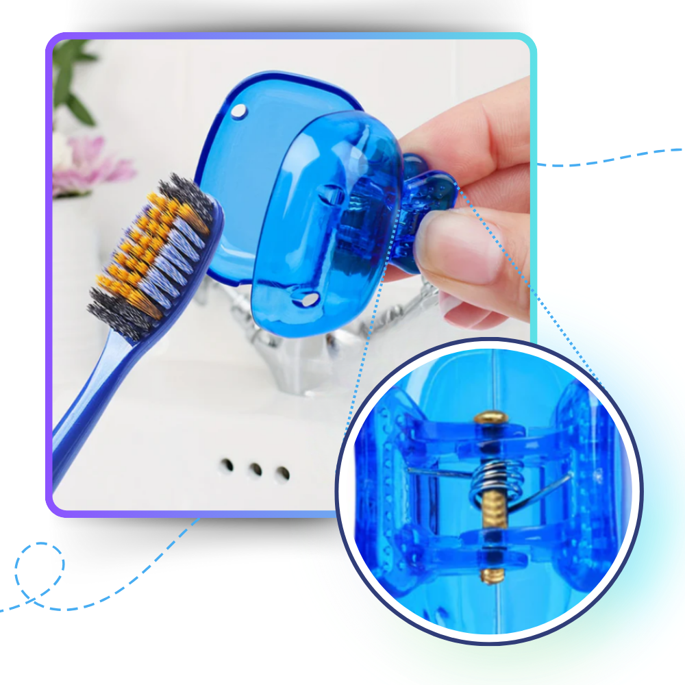 Couvercle hygiénique portable pour tête de brosse à dents