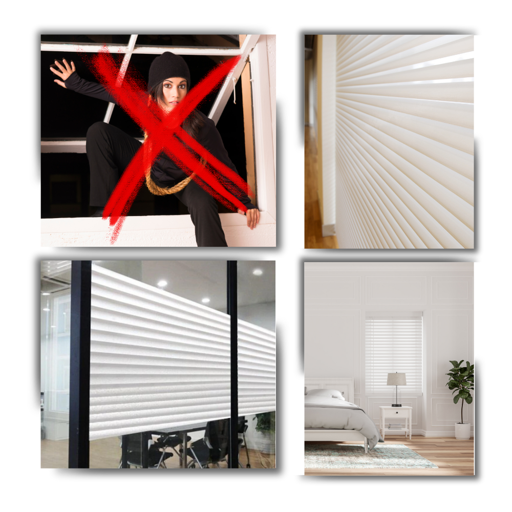 Stores unidirectionnels à précision de sécurité