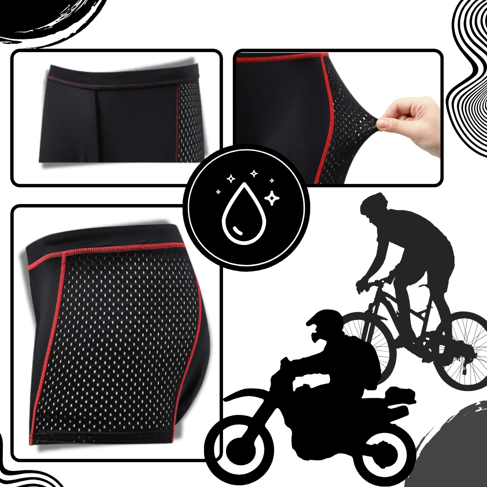 Short de vélo rembourré sans coutures