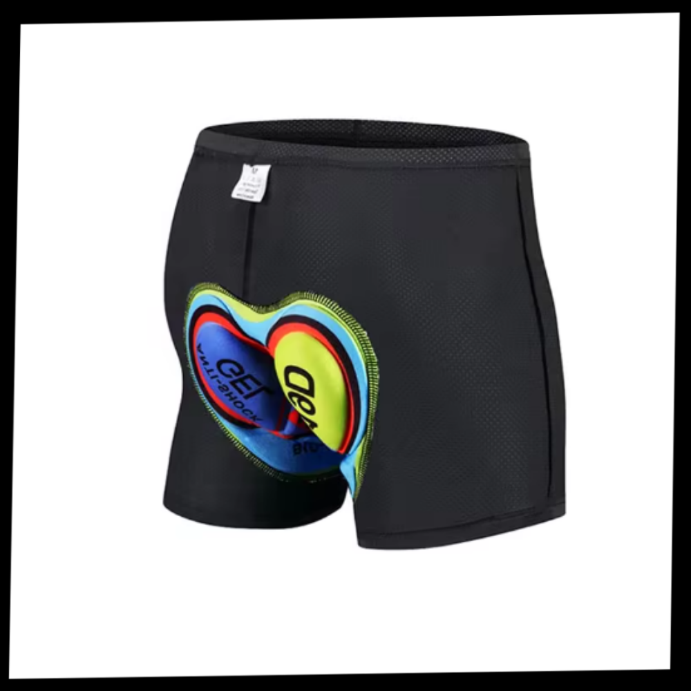 Short de vélo rembourré sans coutures
