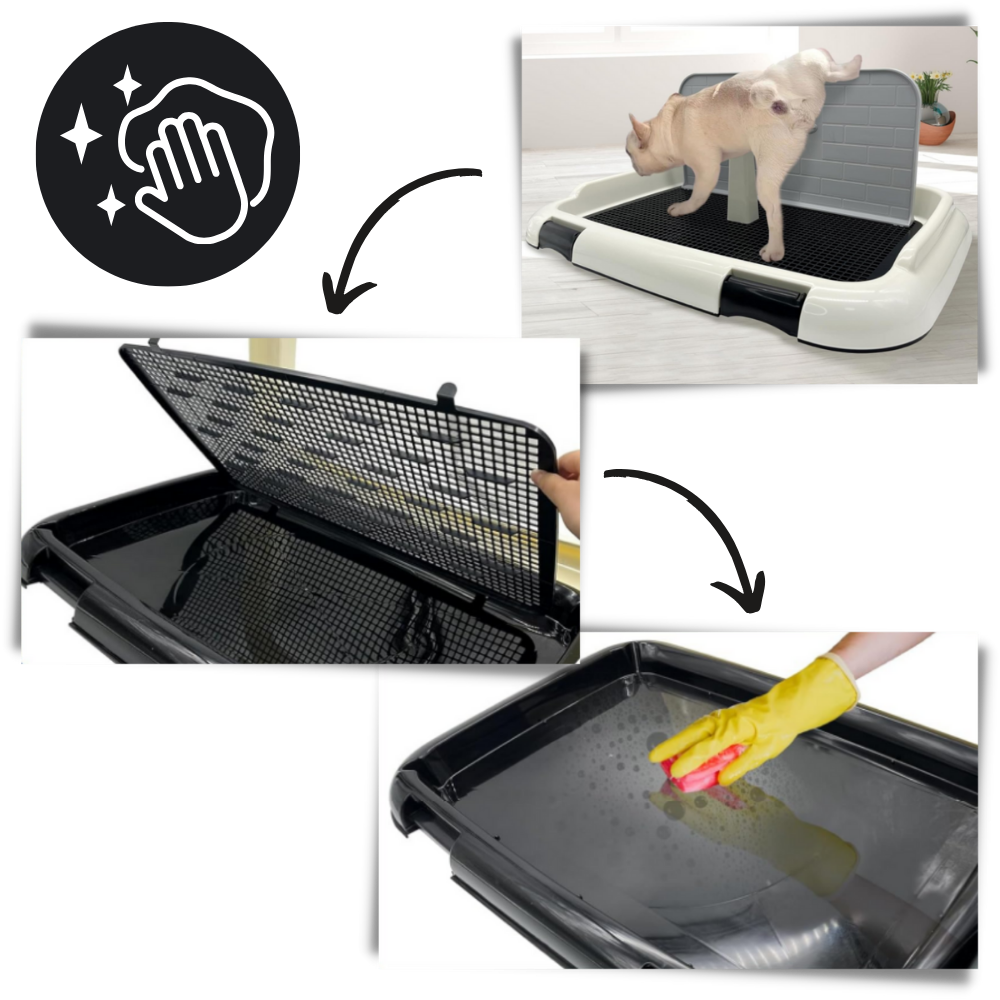 Tapis de propreté pour chien anti-éclaboussures