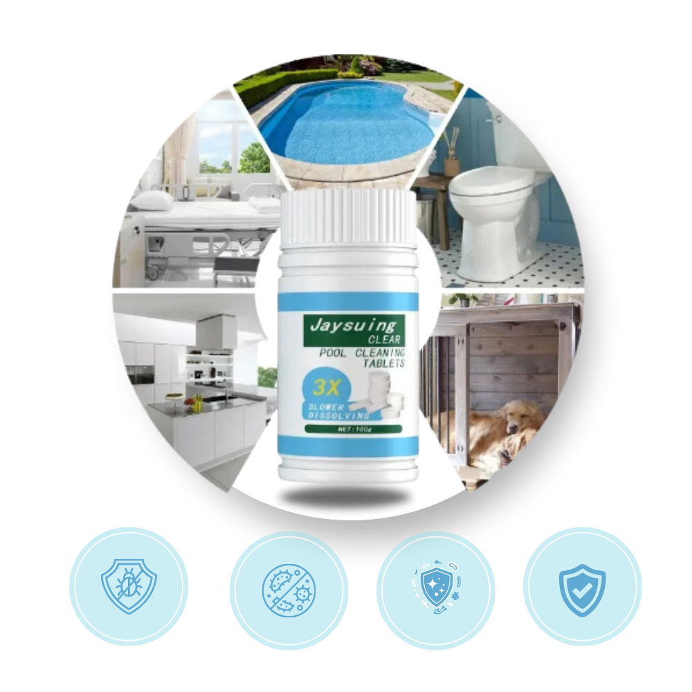 Tablettes de chlore extra purifiantes pour la piscine