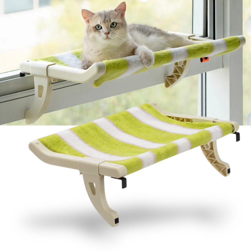 Lit pour chat et perchoir de fenêtre sans outil