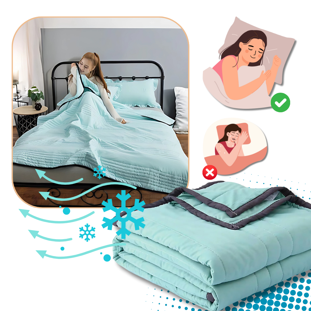 Couverture rafraîchissante et relaxante