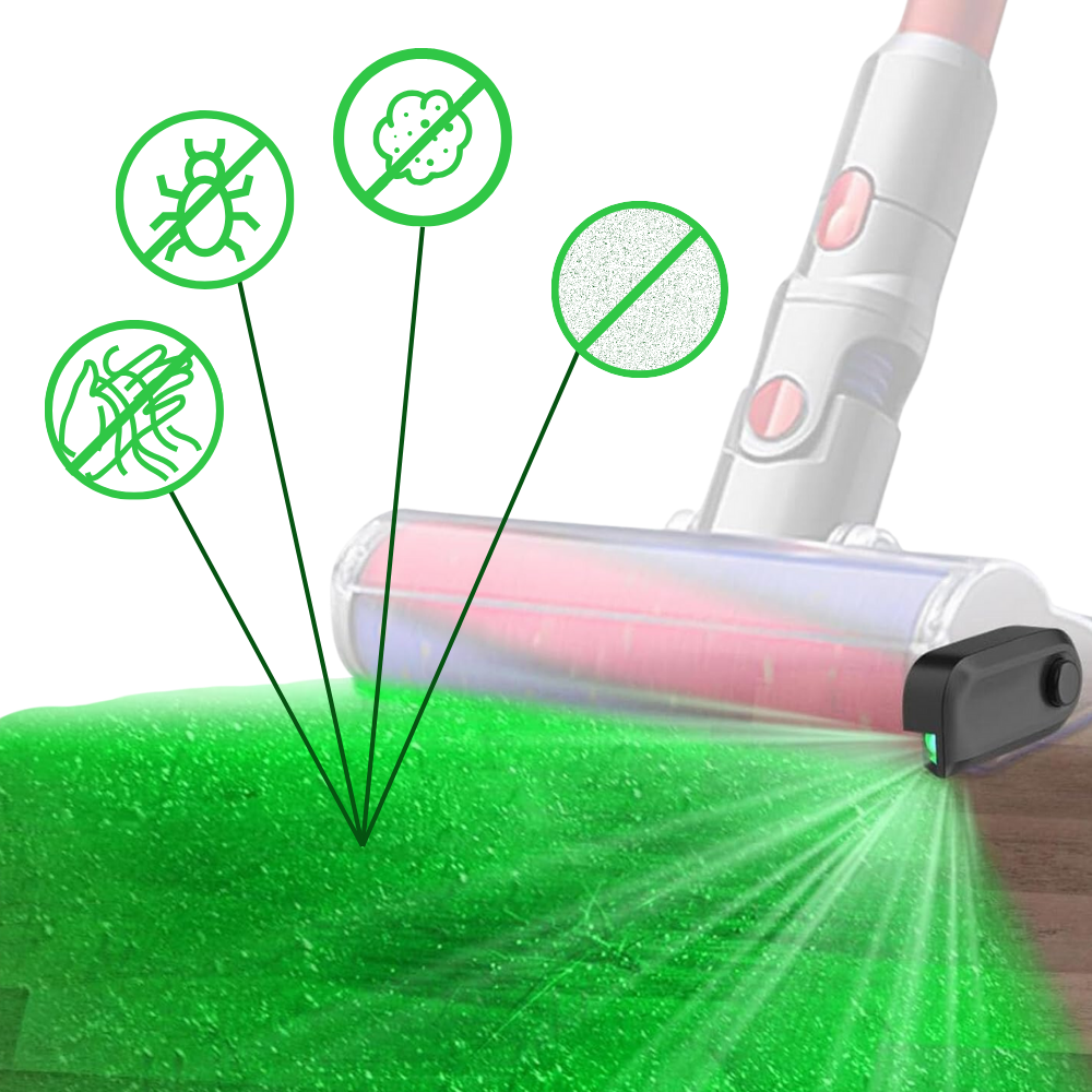 Lumière universelle de détection de la poussière